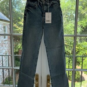 Frame Denim Le Jane High-Rise Straight Leg Jeans